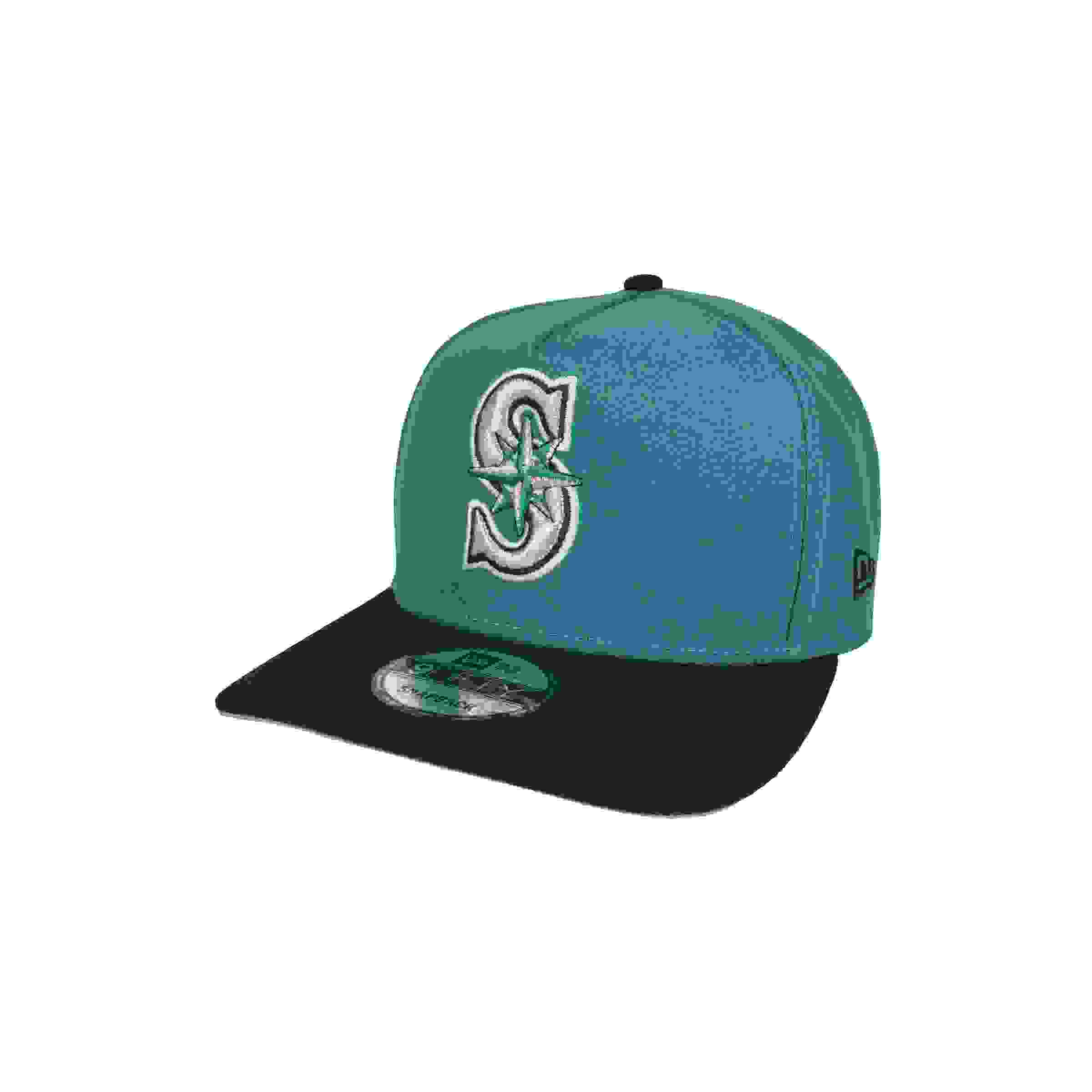 New Era Seattle Mariners 9FIFTY A-Frame Ken Griffey Jr. Green Snapback Hat
